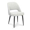 Židle Seattle Stof Oasis Ashgrey 40 Leg Black (Color Ashgrey 40)