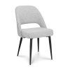 Židle Seattle Stof Oasis Ashgrey 40 Leg Black (Color Ashgrey 40)