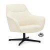 Křeslo Ezra 360 Draaibaar Stof Mose Natural 90 Legs Black (Color Natural 90)