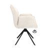 Židle s područkami Onyx  Stof Lodge Linen 110 Leg Black 360° Return-system (Color Linen 110)