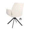 Židle s područkami Onyx  Stof Lodge Linen 110 Leg Black 360° Return-system (Color Linen 110)