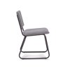 Židle Jaxter Stof Bloq  Grey 65 Gun color frame (Color Grey 65)