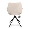 Židle s područkami Ahsoka Stof Adore  Oyster 175 Leg Black 360° Return-system (Color Oyster 175)