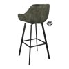 Barová židle s područkami Royal - ZH 80 Stof Oasis Shell 196 Leg Black (Color Shell 196)