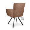 Židle s područkami Kane Stof Cowboy 104 Grey Leg Black (Color 104 Grey)
