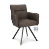 Židle s područkami Kane Stof Cowboy 104 Grey Leg Black (Color 104 Grey)