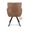 Židle s područkami Kane Stof Cowboy 104 Grey Leg Black (Color 104 Grey)